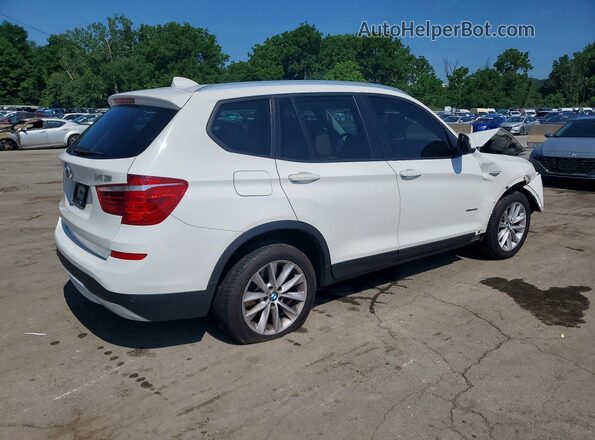 5UXWX9C32H0T19460 2017 BMW X3 White უკანა მარჯვენა