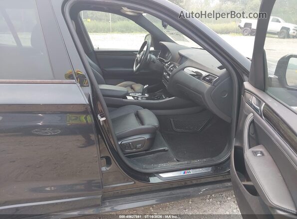 5UXWX9C32H0W70353 2017 BMW X3 Blue Вид салону спереду