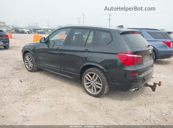 5UXWX9C32H0W70353 2017 BMW X3 Blue Задня ліва чверть