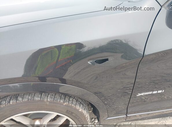 5UXWX9C32H0W70353 2017 BMW X3 Blue Вид спереду