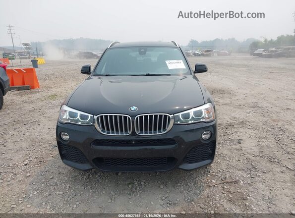 5UXWX9C32H0W70353 2017 BMW X3 Blue Вид задньої частини салону