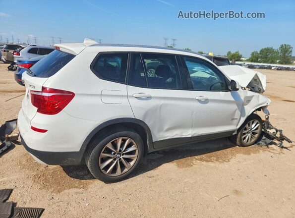 5UXWX9C32H0W72412 2017 BMW X3 White Задня права чверть