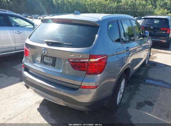 5UXWX9C33H0T18317 2017 BMW X3 Серебряный Задняя правая четверть