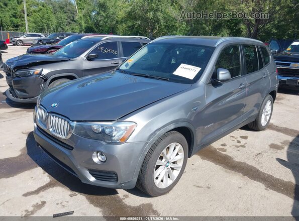 5UXWX9C33H0T18317 2017 BMW X3 Серебряный Передняя левая четверть
