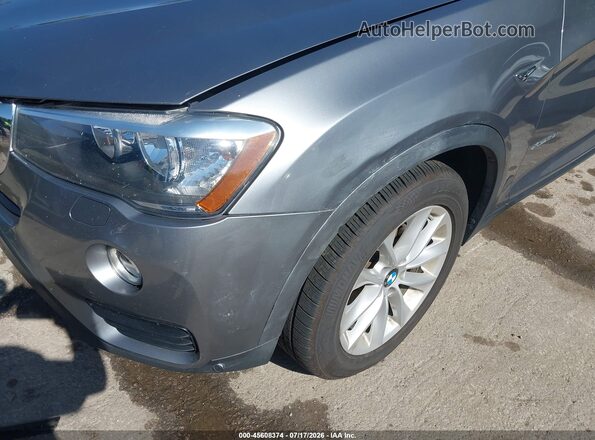 5UXWX9C33H0T18317 2017 BMW X3 Серебряный 