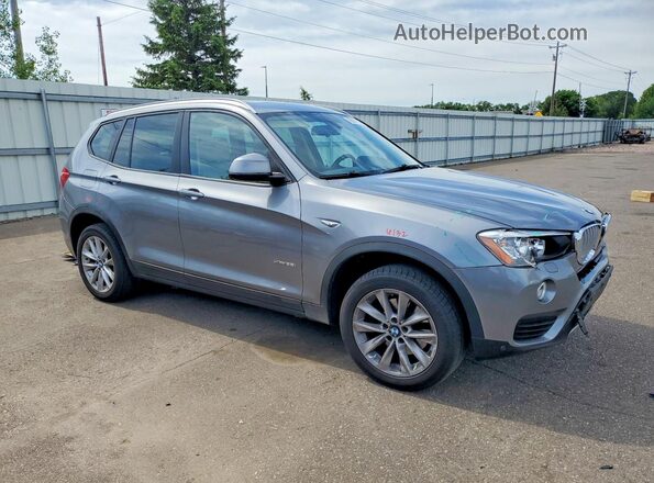 5UXWX9C33H0W68014 2017 BMW X3 Silver Передня права чверть