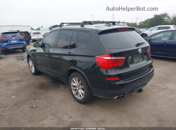 5UXWX9C33H0W69583 2017 BMW X3 Black Задня ліва чверть