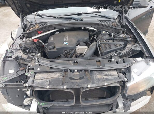 5UXWX9C33H0W69583 2017 BMW X3 Black Вид ззаду