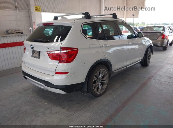 5UXWX9C33H0W73200 2017 BMW X3 White Tył prawy