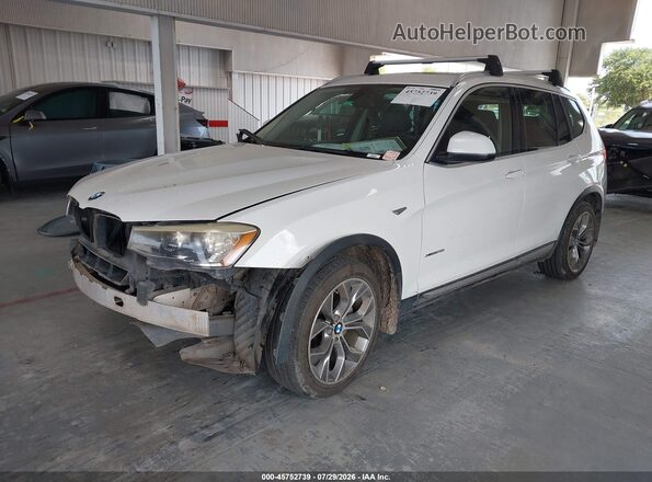 5UXWX9C33H0W73200 2017 BMW X3 White Przód lewy