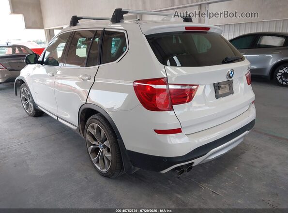 5UXWX9C33H0W73200 2017 BMW X3 White Tył lewy