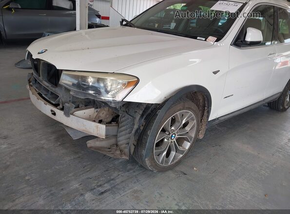 5UXWX9C33H0W73200 2017 BMW X3 White Widok z przodu