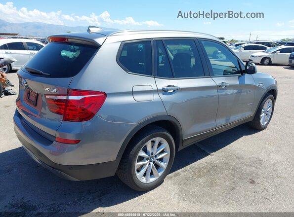 5UXWX9C34H0T22697 2017 BMW X3 Серый Задняя правая четверть