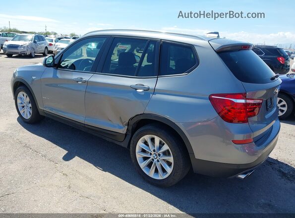 5UXWX9C34H0T22697 2017 BMW X3 Серый Задняя левая четверть