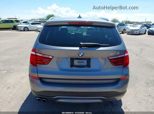 5UXWX9C34H0T22697 2017 BMW X3 Серый 