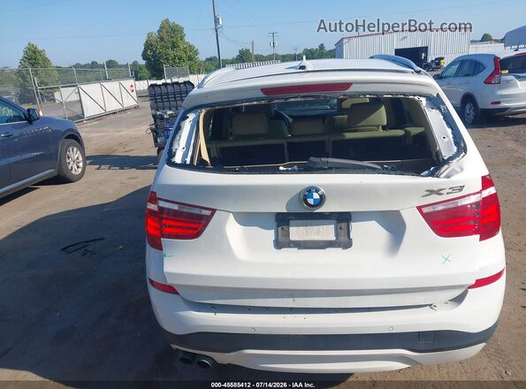 5UXWX9C35H0T21946 2017 BMW X3 White Вид спереду