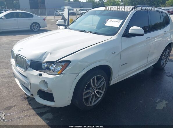 5UXWX9C35H0T25172 2017 BMW X3 White Передня ліва чверть