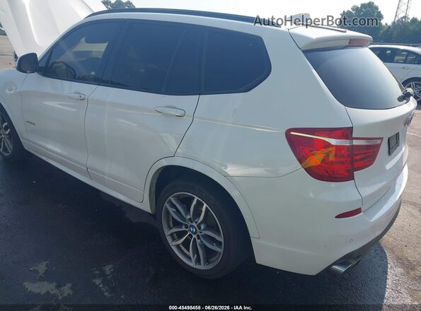 5UXWX9C35H0T25172 2017 BMW X3 White Задня ліва чверть