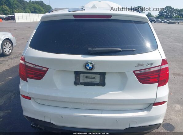5UXWX9C35H0T25172 2017 BMW X3 White 