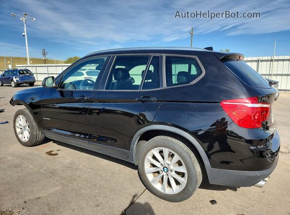 5UXWX9C36H0T19414 2017 BMW X3 Черный Задняя левая четверть
