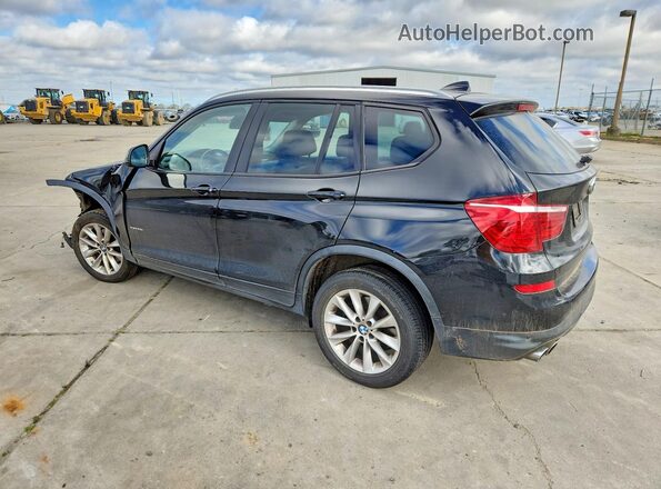 5UXWX9C36H0W78391 2017 BMW X3 Black Задня ліва чверть