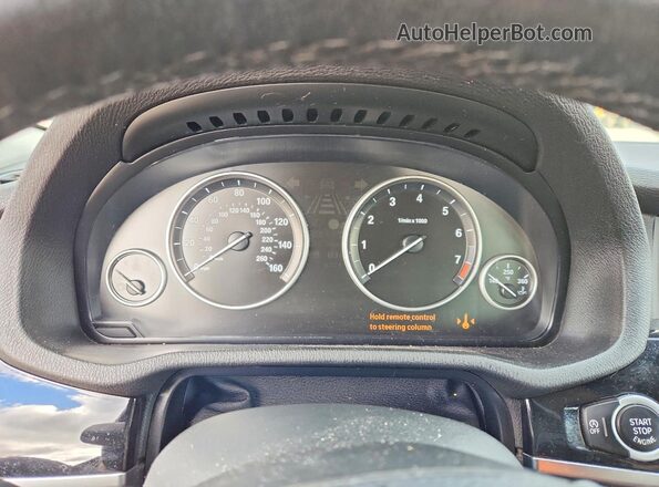 5UXWX9C36H0W78391 2017 BMW X3 Black Вид щитка приладів