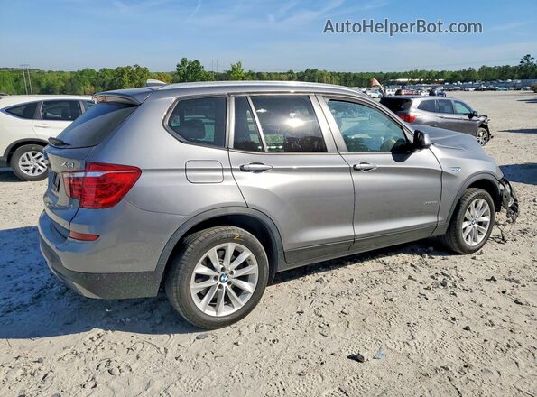 5UXWX9C37H0T20488 2017 BMW X3 Gray Trasero derecho