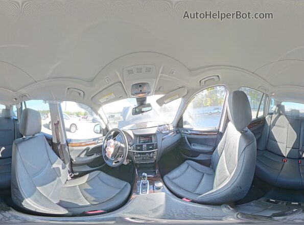 5UXWX9C37H0T20488 2017 BMW X3 Gray Vista interior de 360 grados
