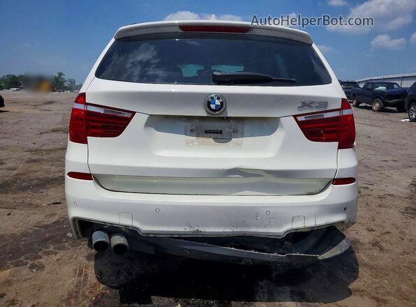 5UXWX9C37H0T20636 2017 BMW X3 White უკანა ხედი
