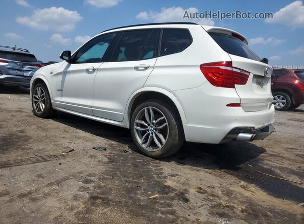 5UXWX9C37H0T20636 2017 BMW X3 White უკანა მარცხენა