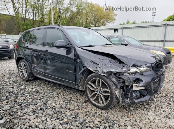 5UXWX9C37H0T21169 2017 BMW X3 Black Przód prawy