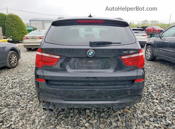 5UXWX9C37H0T21169 2017 BMW X3 Black Widok z tyłu