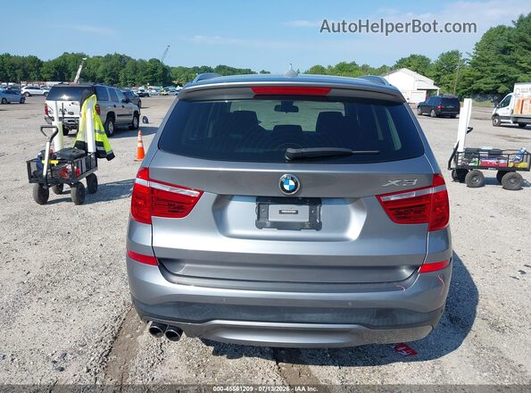 5UXWX9C37H0T25027 2017 BMW X3 Gray 