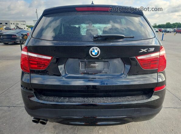5UXWX9C37H0W77914 2017 BMW X3 Black Vista trasera