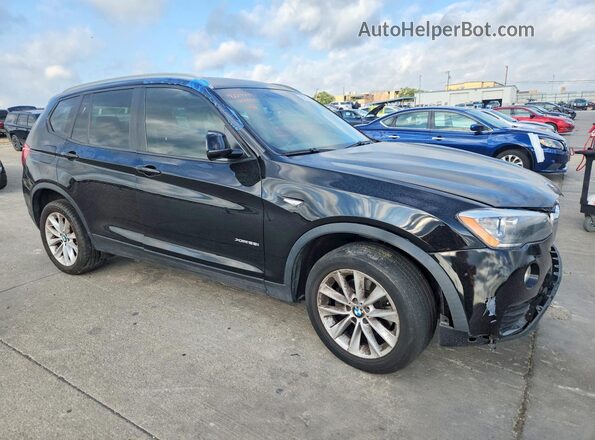 5UXWX9C37H0W77914 2017 BMW X3 Black Delantero derecho