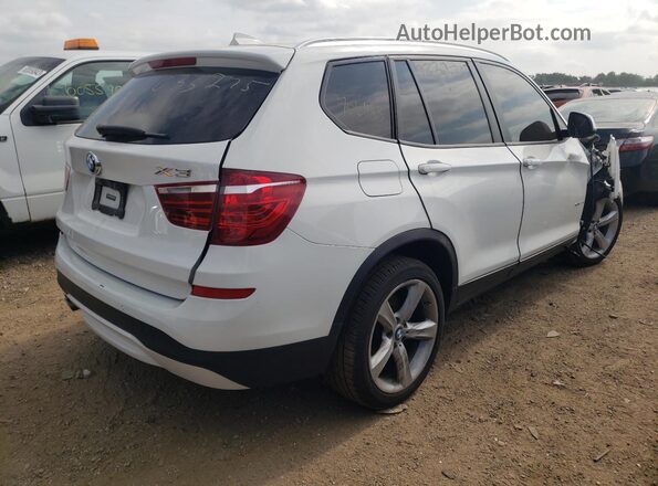 5UXWX9C38H0T22069 2017 BMW X3 White Հետևի աջ