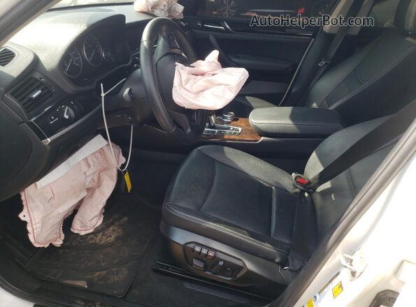 5UXWX9C38H0T22069 2017 BMW X3 White Սալոնի դիմացի տեսք