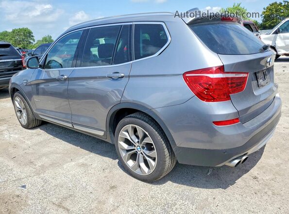5UXWX9C38H0T24842 2017 BMW X3 Silver Rear left
