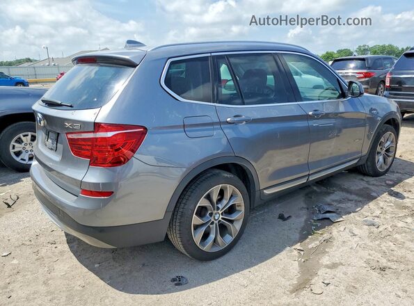 5UXWX9C38H0T24842 2017 BMW X3 Silver Rear right