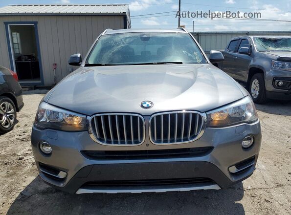 5UXWX9C38H0T24842 2017 BMW X3 Silver Front view