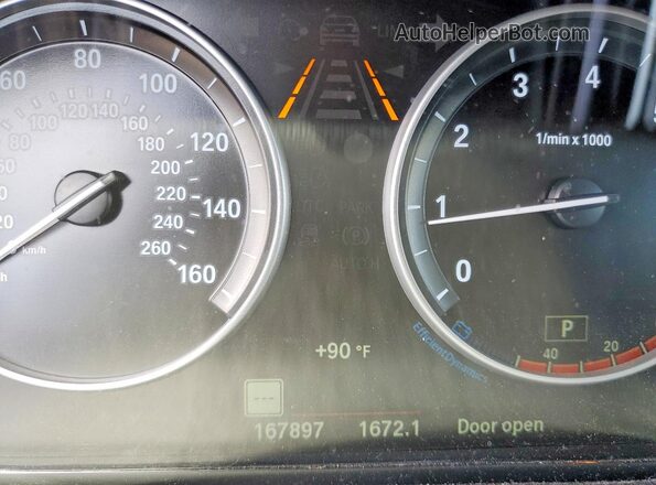 5UXWX9C38H0T24842 2017 BMW X3 Silver Instrument cluster view