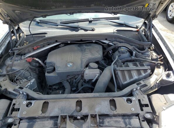 5UXWX9C38H0T24842 2017 BMW X3 Silver Engine compartment view