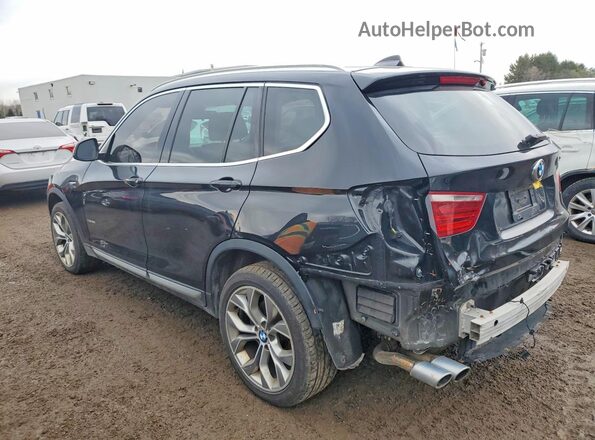 5UXWX9C39H0T16880 2017 BMW X3 Black Задня ліва чверть