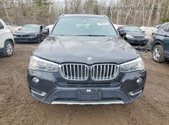 5UXWX9C39H0T16880 2017 BMW X3 Black Вид спереду