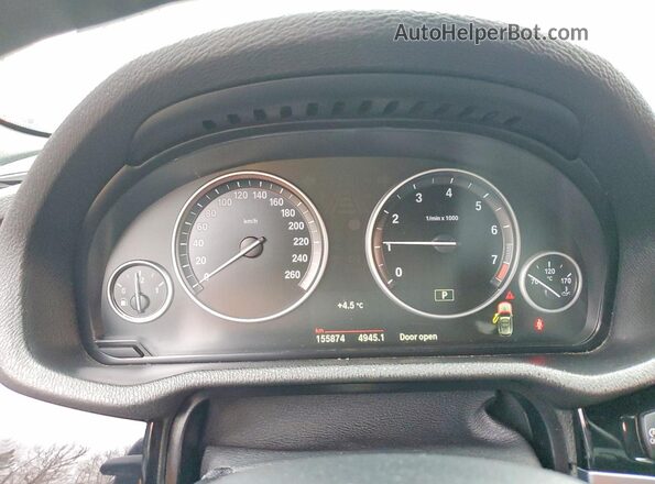 5UXWX9C39H0T16880 2017 BMW X3 Black Вид щитка приладів