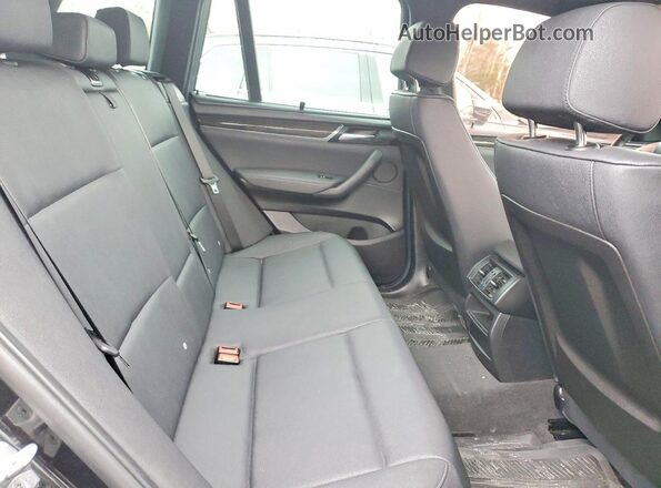 5UXWX9C39H0T16880 2017 BMW X3 Black Вид задньої частини салону