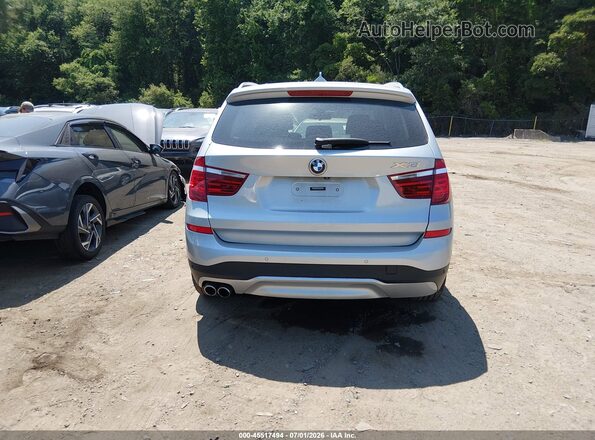 5UXWX9C39H0W73850 2017 BMW X3 Серебряный 