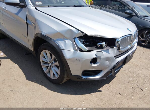 5UXWX9C39H0W73850 2017 BMW X3 Серебряный 