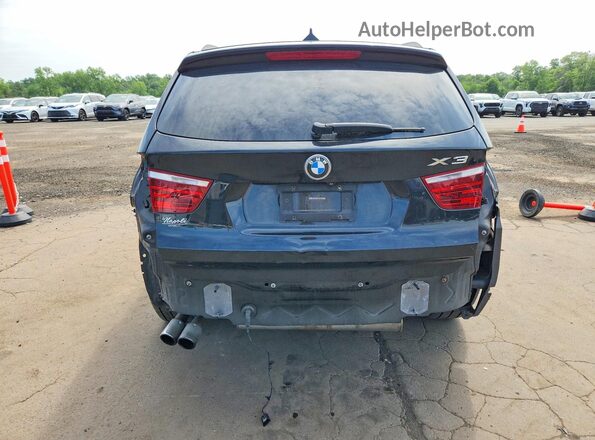 5UXWX9C3XH0T16757 2017 BMW X3 Black Rear view