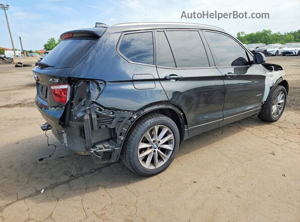 5UXWX9C3XH0T16757 2017 BMW X3 Black Rear right